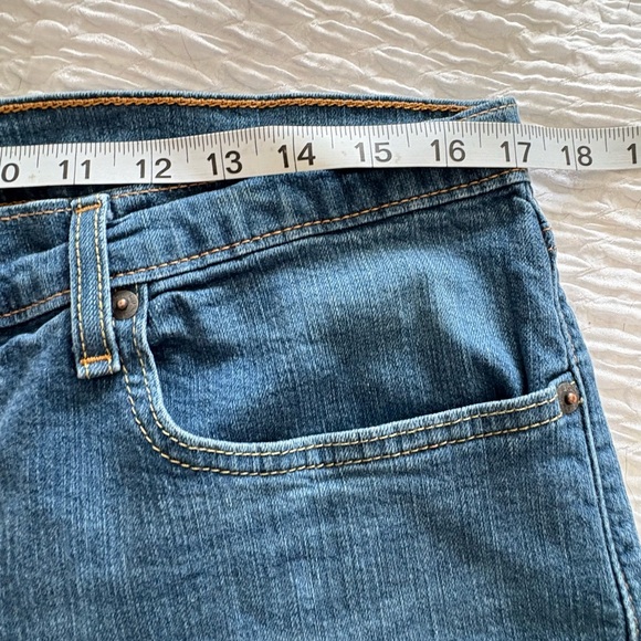 Levi's 502 Tapered Leg Medium Blue Mens Jeans 36/29 - Picture 5 of 13